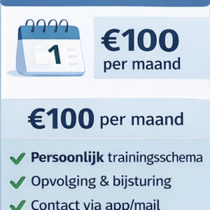 Online coaching | 1 maand